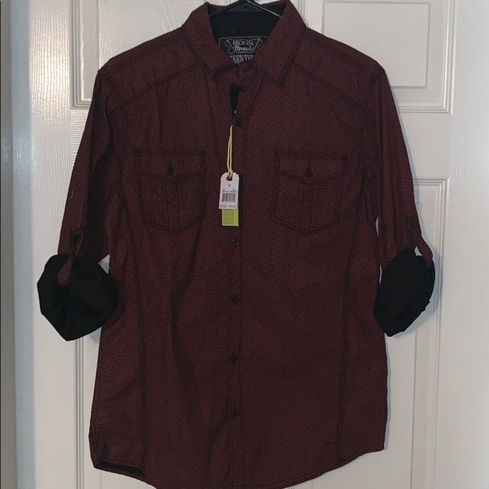 Broken Threads Cotton Button-Up